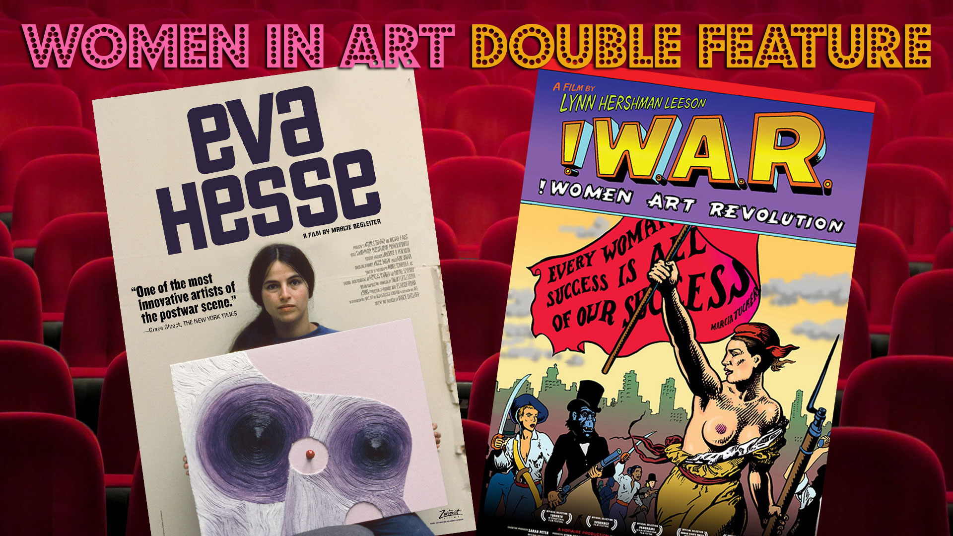 Image of Women in Art Double Feature: 'Eva Hesse' and '!Women Art Revolution' article